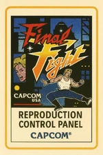 Final Fight Reproduction Control Panel - Upright Arcade Game