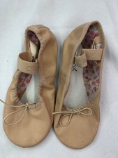 Dance Pre-Owned Ballet Shoes Pink Capezio 205C Daisy Child 12M Leather Strap