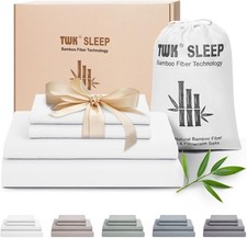 TWK Luxury Sheet Set, Genuine 100 Organic Viscose Derived from Bamboo
