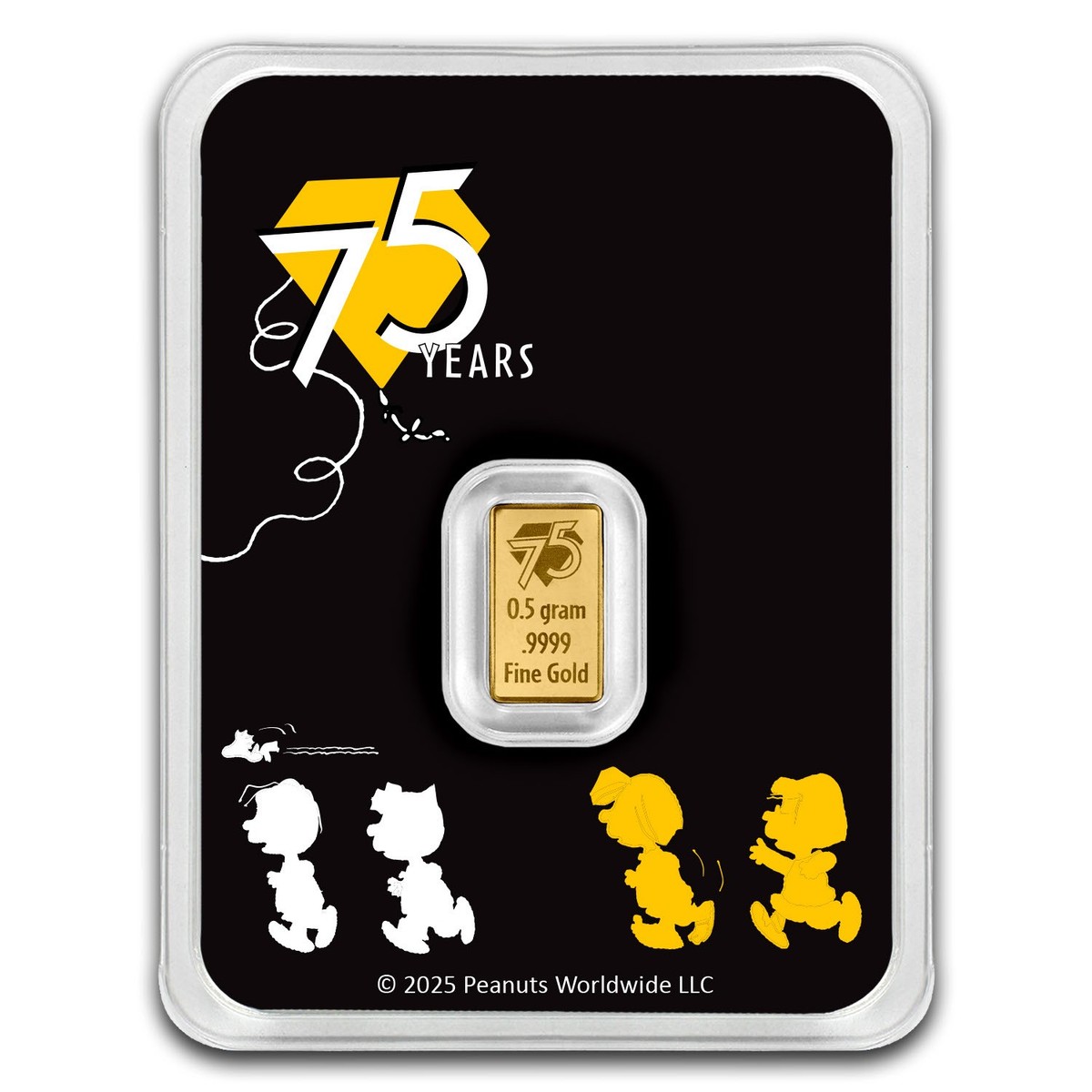 1/2 gram Gold Bar - Peanuts® Snoopy (75th Anniversary) | eBay