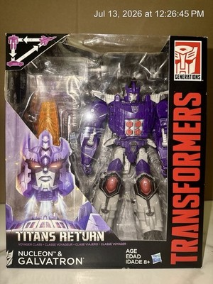 Transformers Titans Return Nucleon and Galvatron ( Voyager )