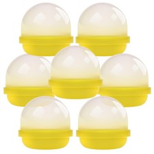 Capsule Vending Machine 2" Translucent Acorn Capsules Empty 50 pcs - Yellow