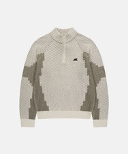 Sunlove Half Zip Knit Pullover Oatmeal