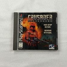 Crusader No Remorse PlayStation 1 PS1 Complete CIB READ
