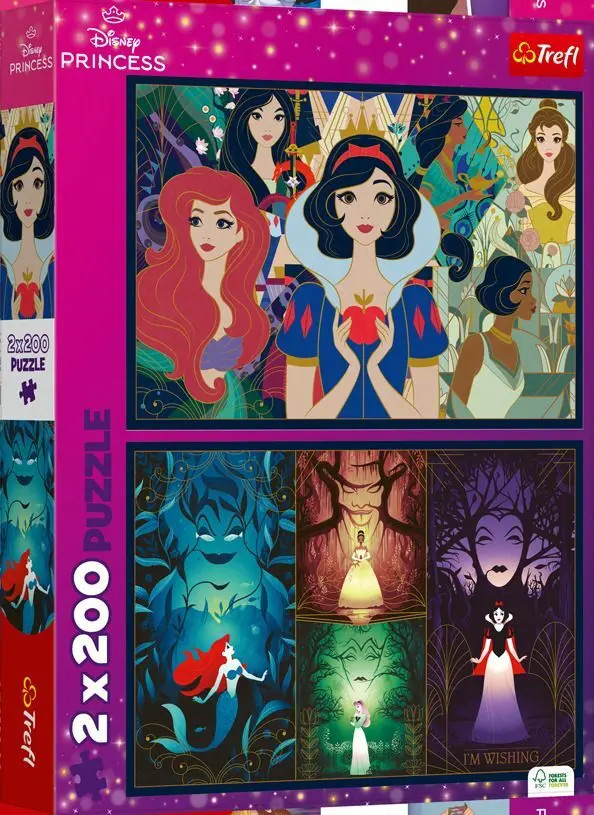 Trefl Mehrfarbig Puzzle 2 X 200 - Disney Princess (200 Teile) - Bild 5