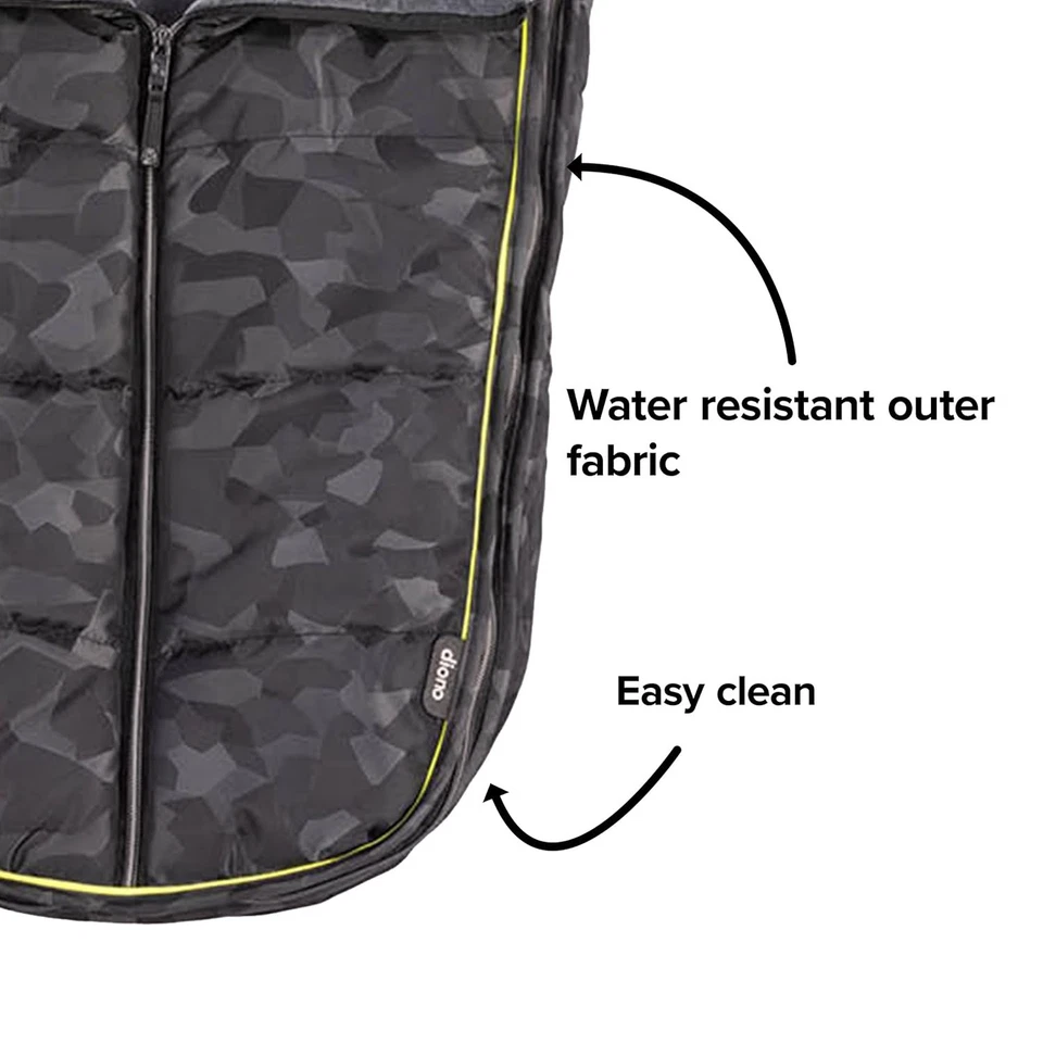 Saco para cochecito Diono para todo clima, ajuste universal de bebé a niño pequeño con comodidad Foto 3 de 4