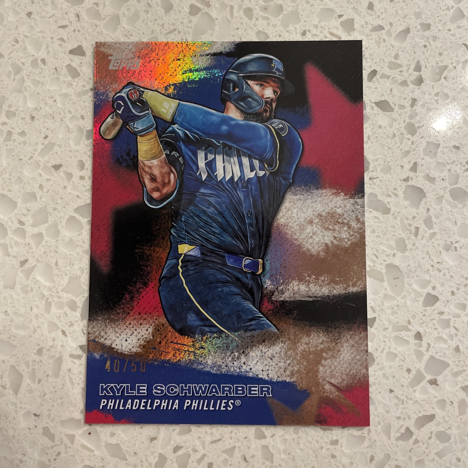 Topps 2026 Stars of MLB Kyle Schwarber Insert SMLB-49 Phillies /50