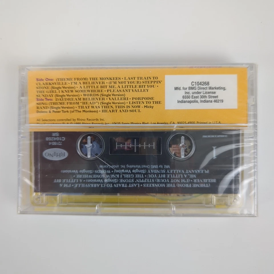 The Monkees - Greatest Hits Cassette Tape 1995 Rhino Records Factory Sealed - Image 2 of 4