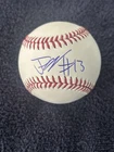JUSTIN CRAWFORD SIGNED AUTOGRAPHED OML BASEBALL JSA COA PHILLIES ROOKIE