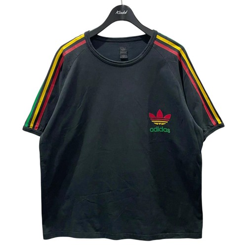 Adidas Rasta Color T-Shirt Universal Flag Tag At0001 Black Red Yellow ...