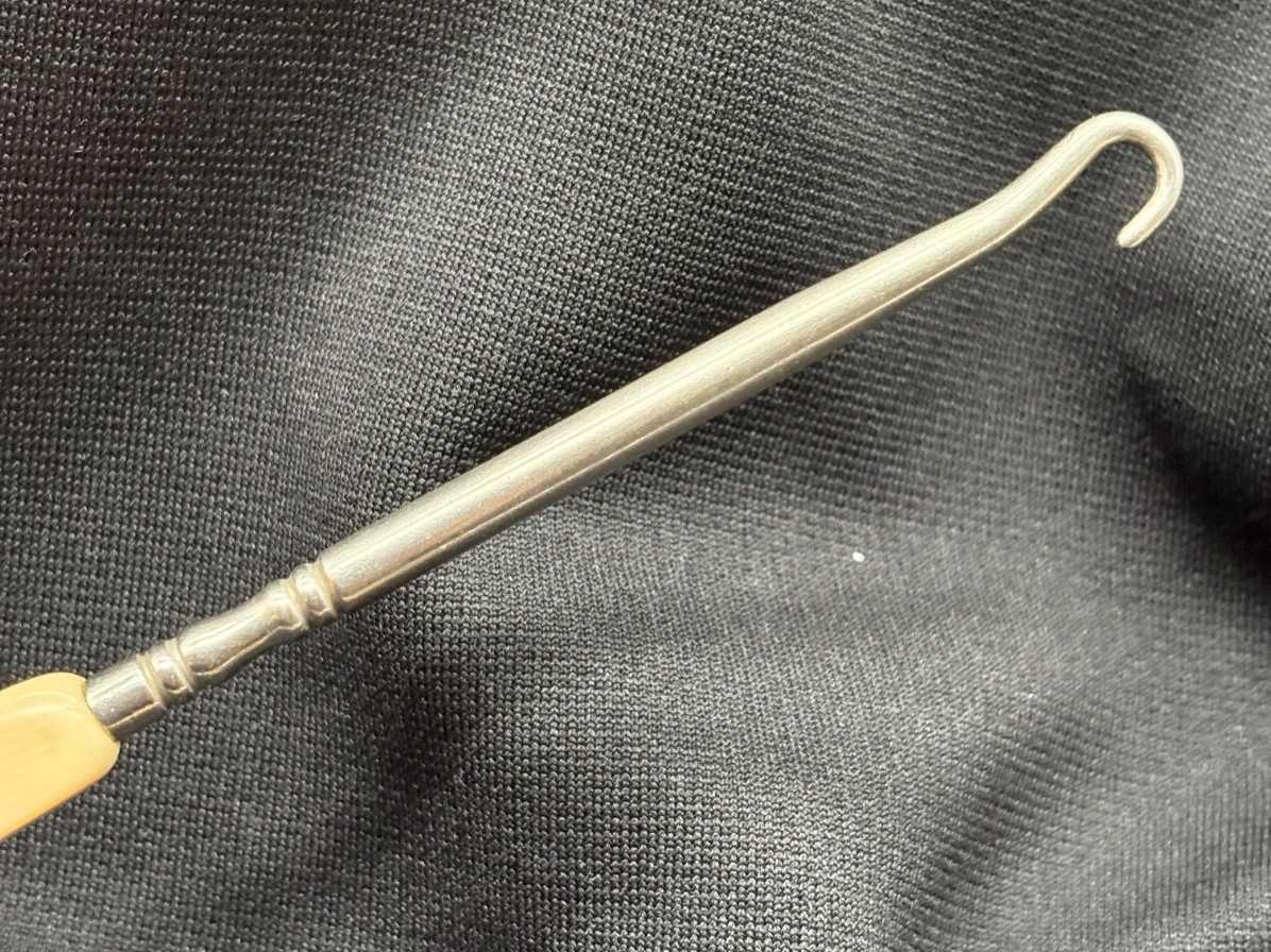 Vintage Boot Button Hook, Bakelite Handle - image 6