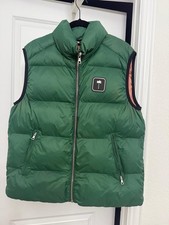 Palm Angels Green Down Insulated Puffer Vest ...