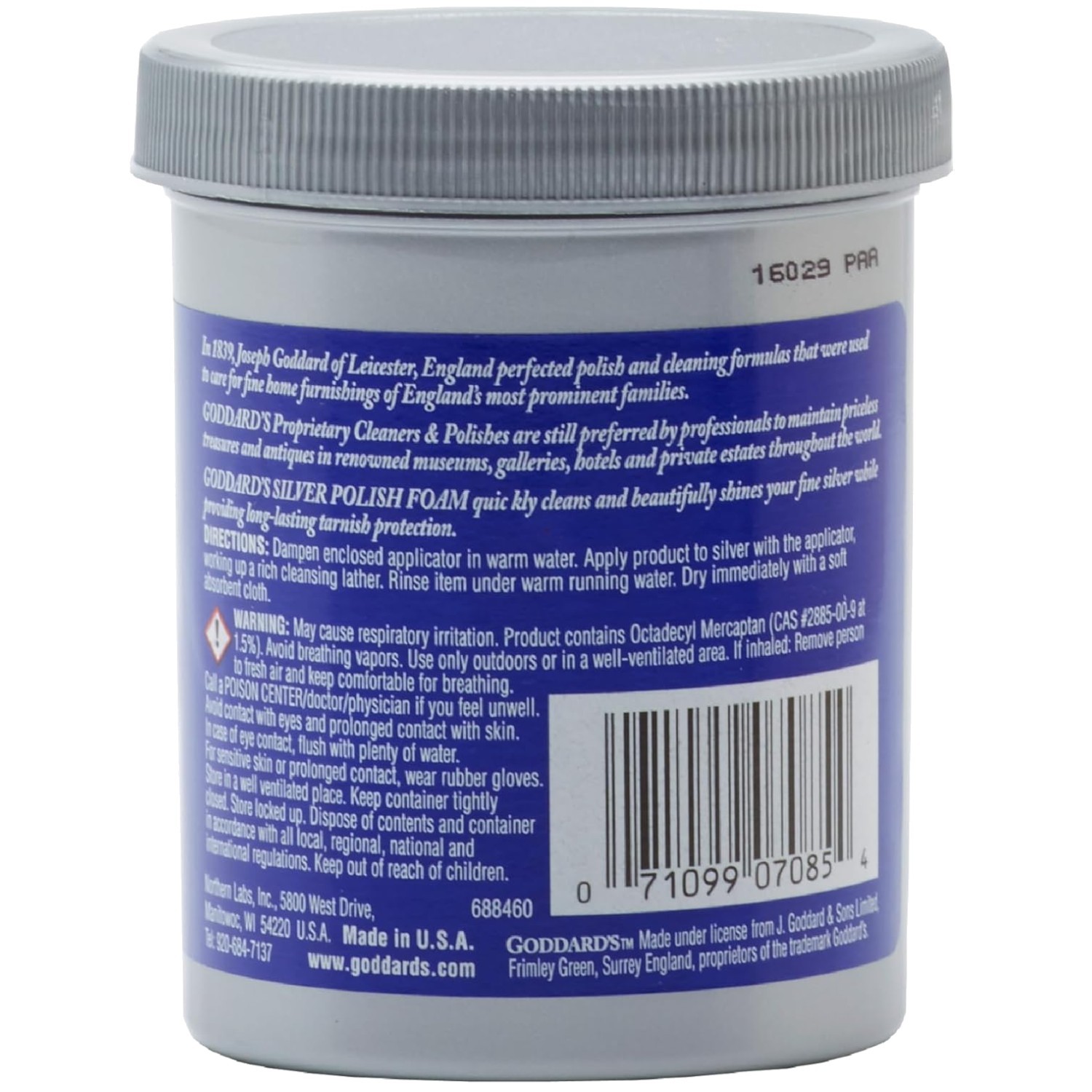 Goddard’s Silver Polish Foam - Jewelry Cleaner 6oz