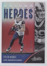 2020 Panini Absolute Unsung Heroes Spectrum Red 43/100 Tyler Higbee #UH-TH 0f3j