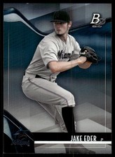 Jake Eder 2021 Bowman Platinum #TOP-29 Marlins MLB READ FREE SHIP AutographDen