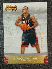 2007-08 Topps Trademark Moves #78 SERIAL 1222/1999 DAEQUAN COOK  RC Miami Heat