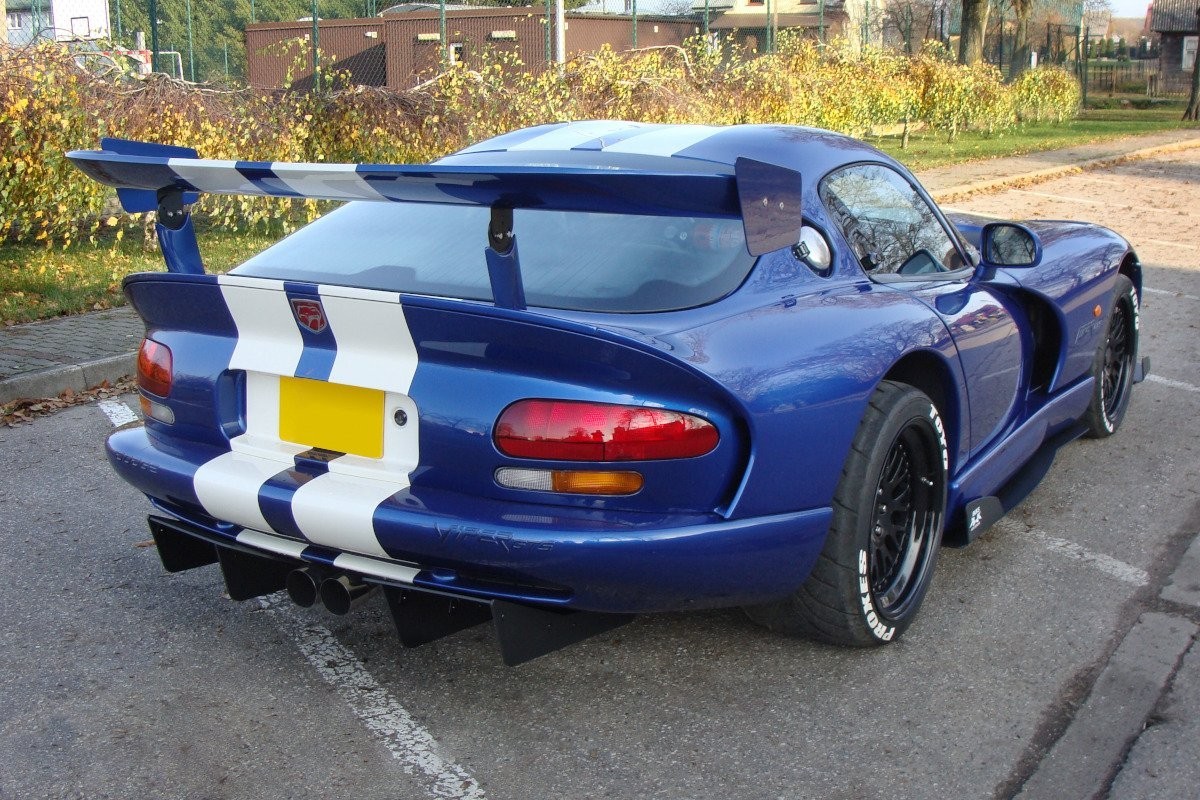 Diffuseur arrière Dodge Viper GTS Maxton en ABS aérodynamique pour circuit