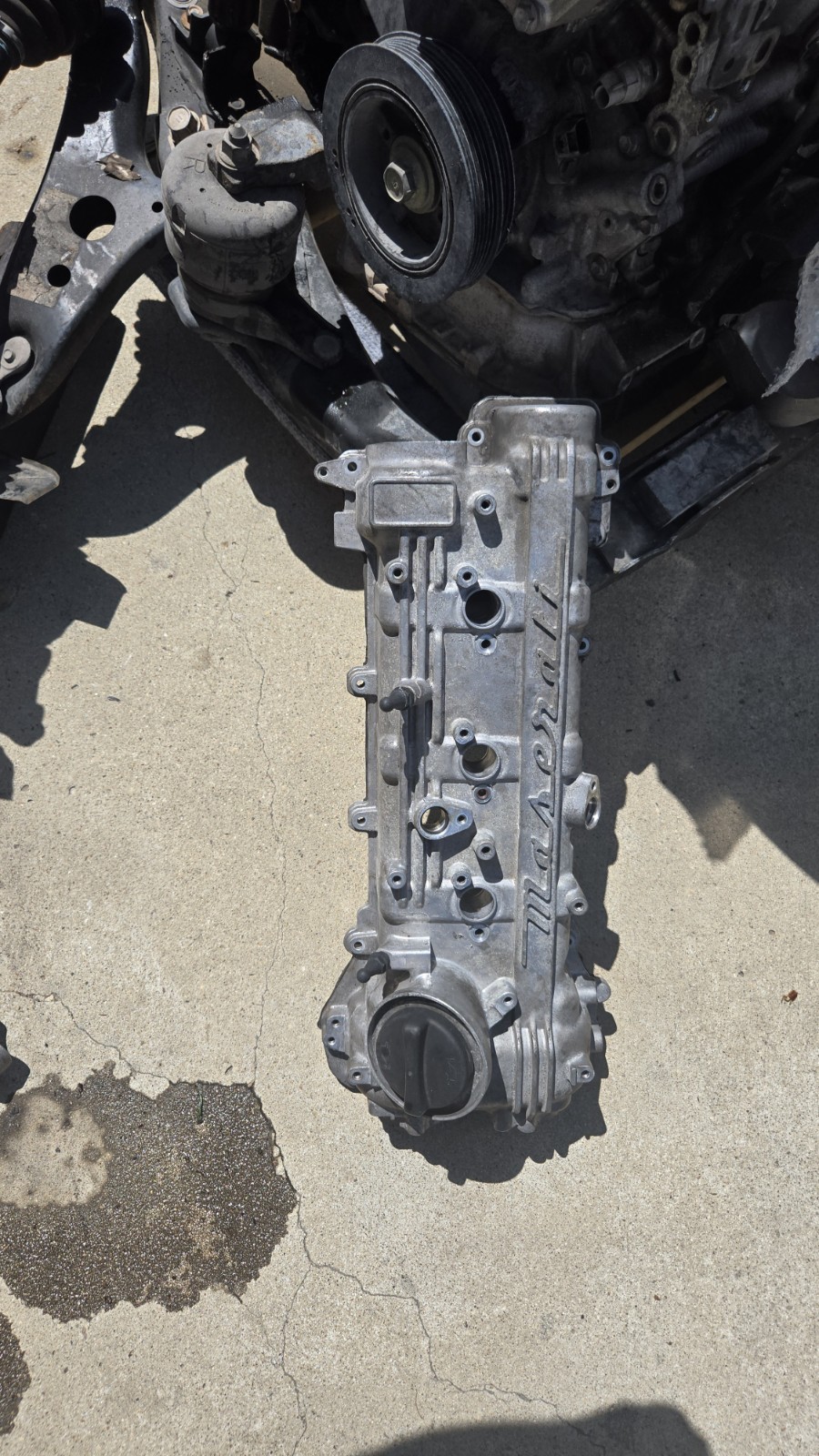 2014-2017 MASERATI GHIBLI QPORTE 3.0L ENGINE LEFT CYLINDER HEAD VALVE COVER