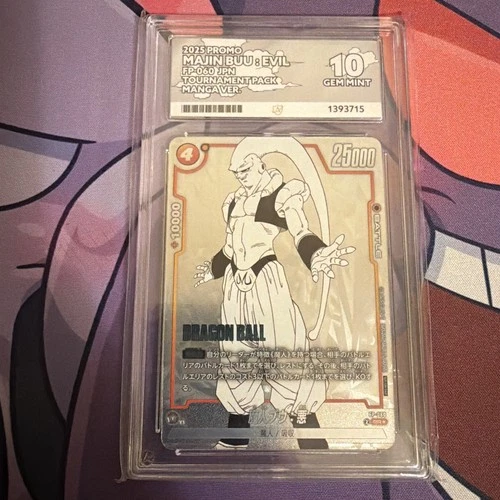 Dragon Ball Fusion World 2005 Majin Buu: Evil FP-060 Alt Art Manga promo ACE 10
