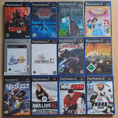 12 Playstation 2 PS2 Spiele Konvolut Retro Sony - getestet