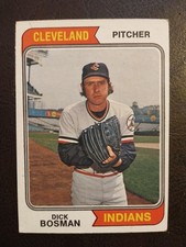 1974 Topps #465 Dick Bosman GD