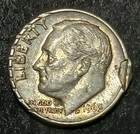 1963 D Roosevelt Dime 90% Silver Denver Minted Avg Circ Damage  — photo 1