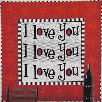 I Love You Quilt quilting pattern instructions