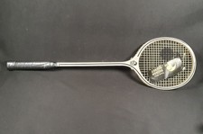 NEW Vintage Wooden Crown White Airborne Squash Racket Double Welded Fibre Face