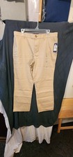Women's Tommy Hilfiger Khaki Pants, NWT, Size 14,stretch Slim Chinos.