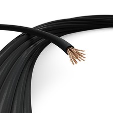 12 AWG Black THHN / THWN - Stranded Copper Electrical Wire, 200 Feet 60 Meter