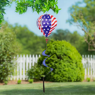 55 In. Stars and Stripes Balloon Wind Spinner