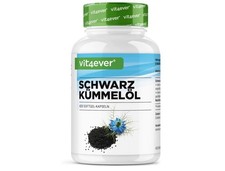 Vit4ever Schwarzkümmelöl 420 Kapseln Kaltgepresst Ägyptisch Laborgeprüft