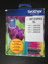 Brother LC30133PKS Ink Cartridges 3  Pack  C/M/Y XL 1574/OB