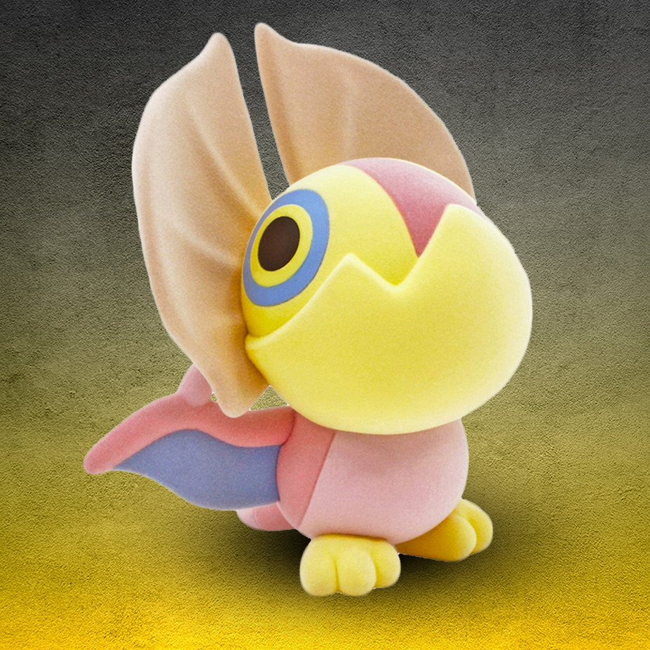 Figurine Chibi Yian Kut-Ku Monster Hunter pour décoration bureau gaming