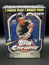 2014 Topps Chrome baseball sealed Retail Box 8 Packs 32 Cards Bonus Purple Pack
