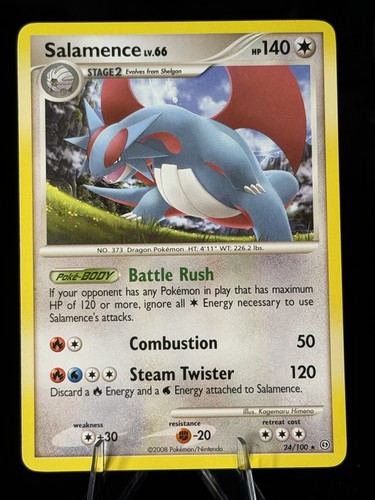 Salamence 24/100 Stormfront Pokemon LP 2008