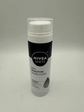Nivea Men Shaving Foam for Sensitive Skin Comfort Protect Alcohol Free 7oz 198g