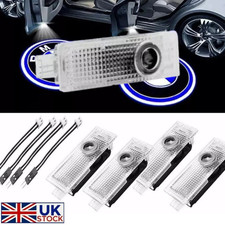 2/4Pcs Car Door Projector Laser Led Light Courtesy Puddle Shadow Lamps For BMW