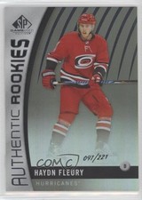 2017-18 SP Game Used Authentic Rookies Rainbow 97/221 Haydn Fleury #125 a3q