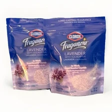 Clorox Lavender Eucalyptus Fraganzia In-wash Scent Booster Crystals, 10oz X2 PKS