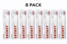 8pack LACALUT WHITE toothpaste 75ml/2.5 oz