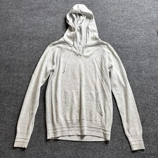 Athleta Cozy Evergreen Hoodie Sweater in Frey Women's Size XXS Gray Heathered