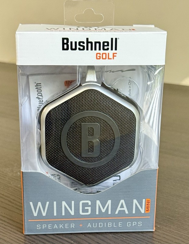 Bushnell Golf Wingman Mini Speaker Audible GPs Brand New Sealed