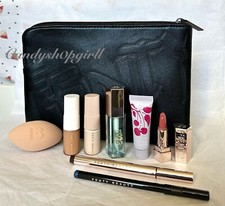 9PC Fenty Beauty Set/Gloss Bomb/Eyeliner/Foundation/Primer/Sponge/Lipstick/Pouch