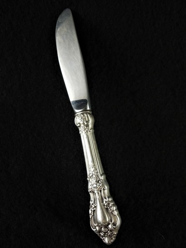 Lunt Eloquence Sterling Silver Butter Knife Beautiful Patina 40g 1of2 Knives EUC - 第 1/6 張圖片