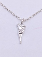 Disney Parks TINKER BELL Peter Pan .925 Sterling Silver Necklace U264