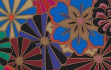 KAFFE FASSETT RADIATION BLACK PWGP115 fat quarter original issue  4 available