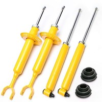 4X Sport-StoßDÄMpfer Gasdruck Front Heck + Domlager VA - Audi A6, Passat