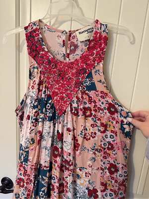 Savanna Jane Floral Embroidered Dress - Size L - D10160