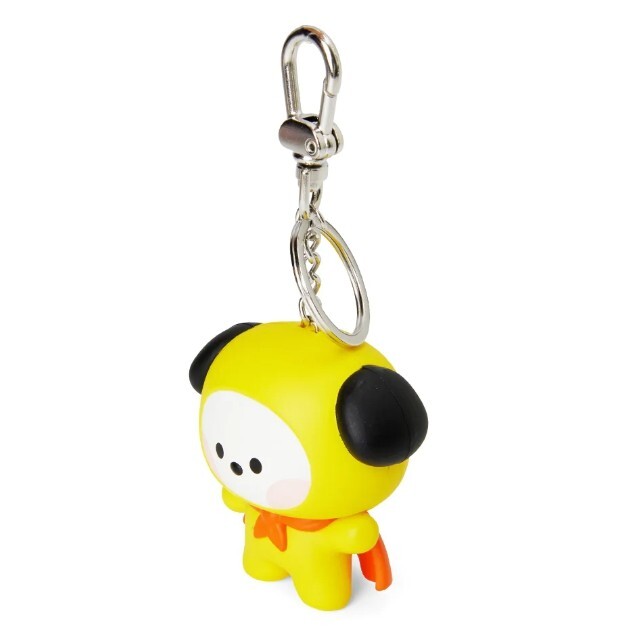 BT21 Authentic Chimmy Minini Figurine Sound Keychain Safety Alarm